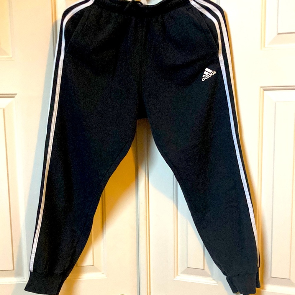 Adidas men’s sweatpants joggers black small